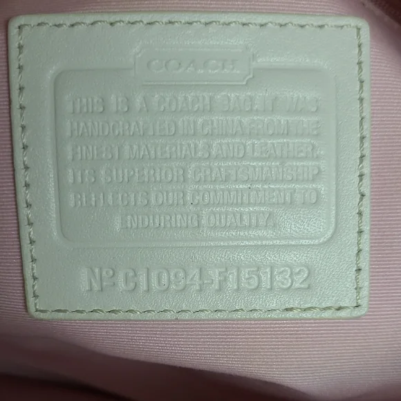 Coach Pink and Cream Tote Bag - Picture 4 of 12